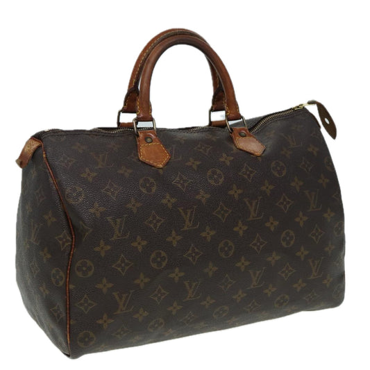 LOUIS VUITTON Monogram Speedy 35 Hand Bag M41524 LV 84193