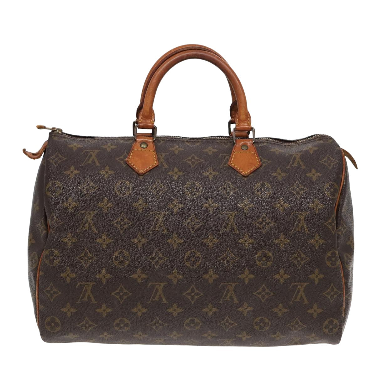 LOUIS VUITTON Monogram Speedy 35 Hand Bag M41524 LV 84196