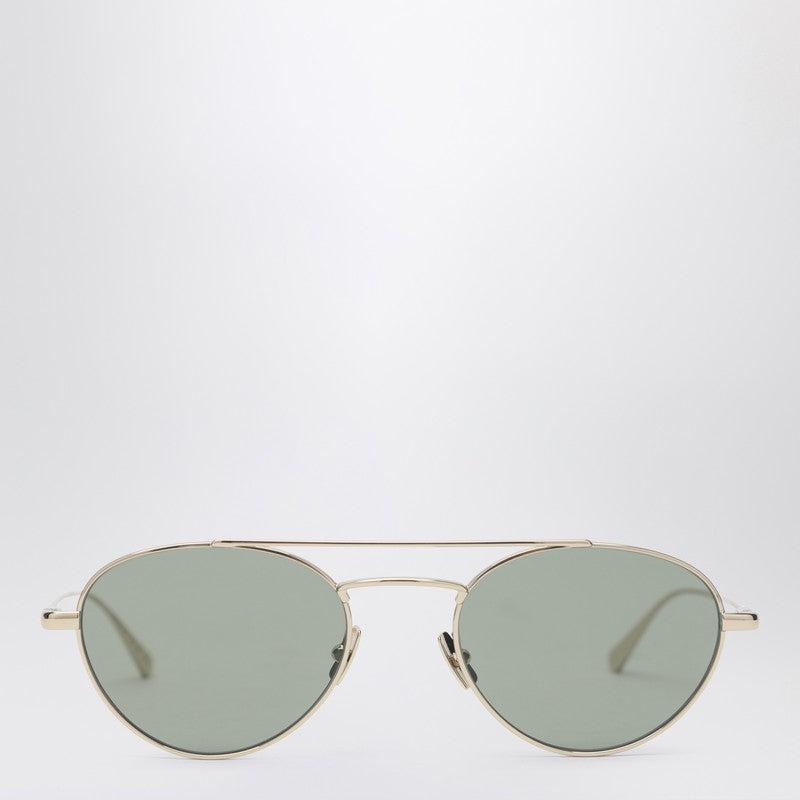 Saint Laurent Sl 97 Gold/Green Sunglasses Women