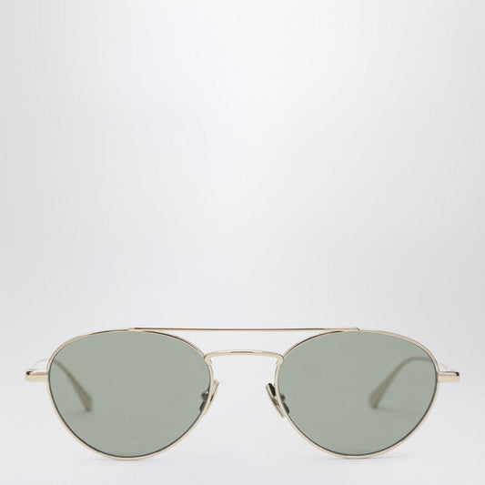 Saint Laurent Sl 97 Gold/Green Sunglasses Women