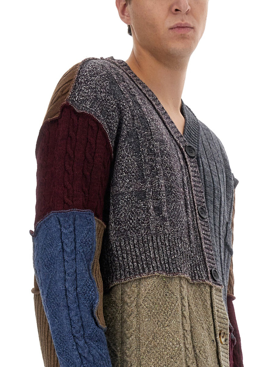 Dolce & Gabbana Men Patchwork Cardigan