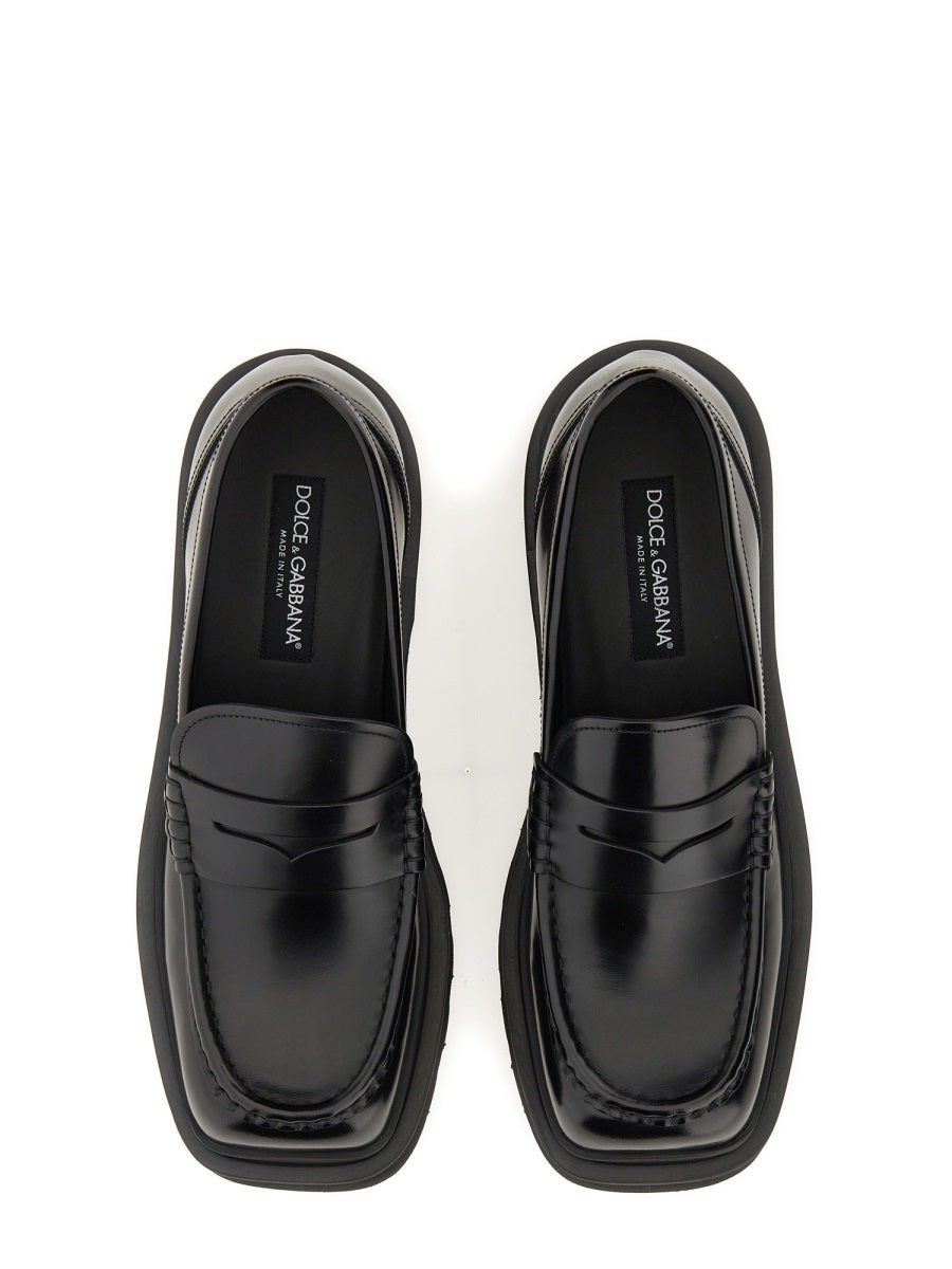Dolce & Gabbana Men Leather Loafer