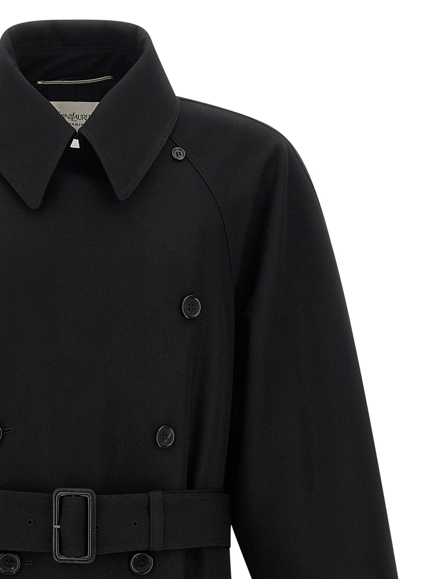 Saint Laurent Men Double-Breasted Coat