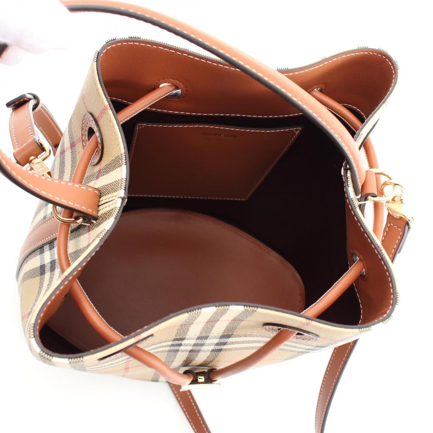 Burberry   Coated Canvas Pvc Leather Handbag ()
