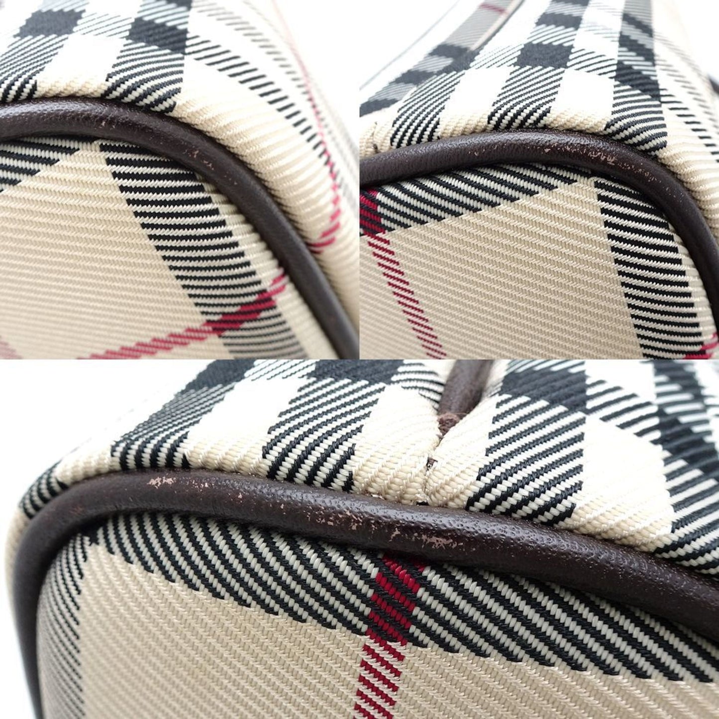 Burberry   Canvas Leather Handbag ()