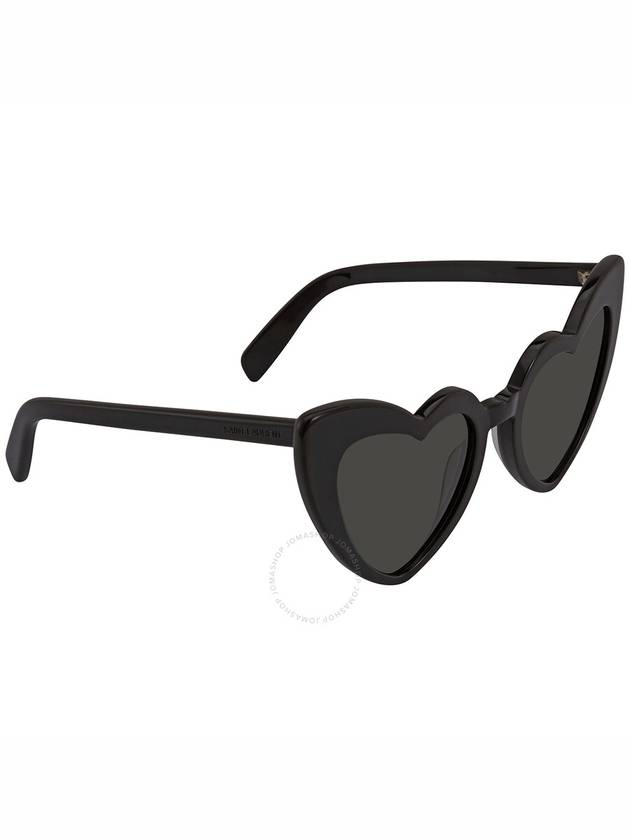 Saint Laurent Saint Laurent Grey Heart Ladies Sunglasses SL 181 LOULOU 001 54