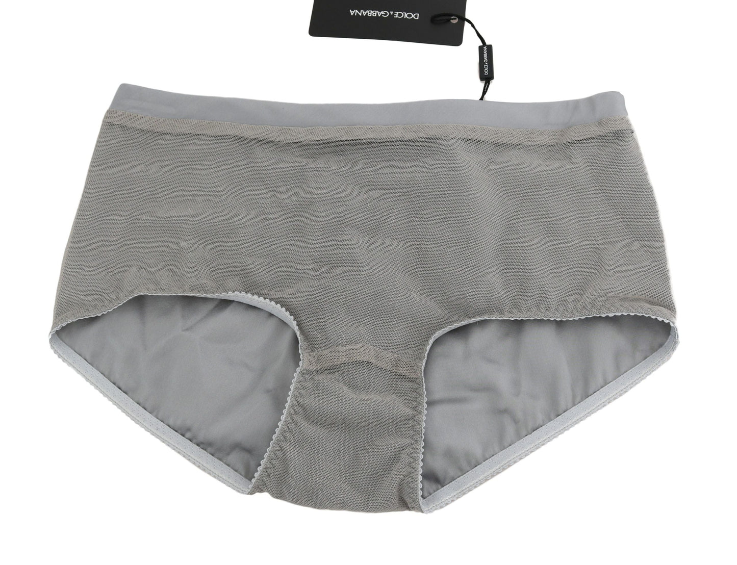 Dolce & Gabbana Underwear Silver With Net Silk Women's Bottoms
