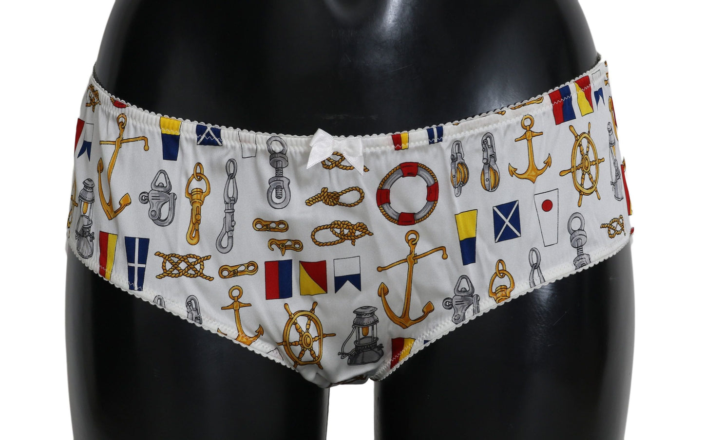 Dolce & Gabbana Underwear Sailor Print Silk Women's Bottoms
