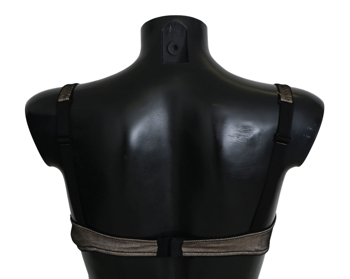 Dolce & Gabbana Brown Regg Balconcino Imbottito Bra Women's Underwear