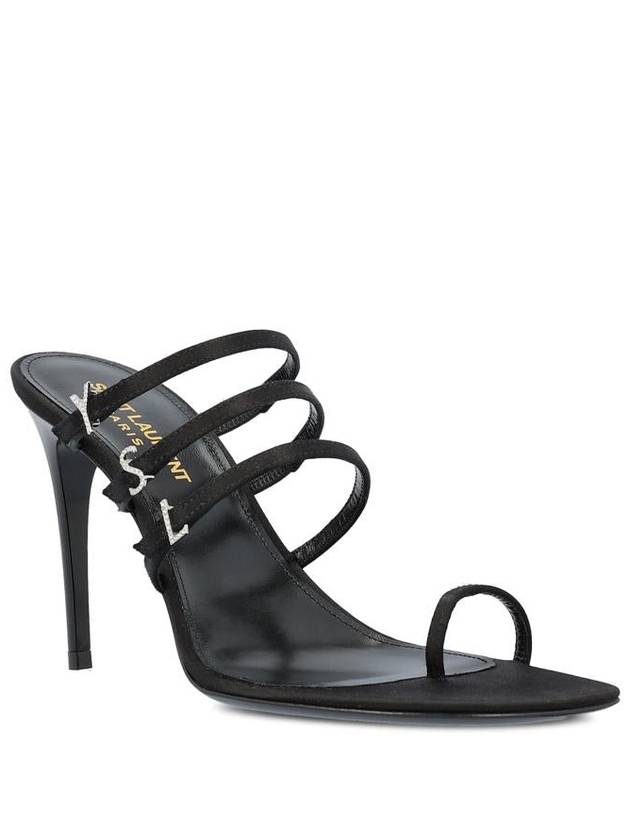 Saint Laurent Sandals 7752149QNAG1000 BLACK