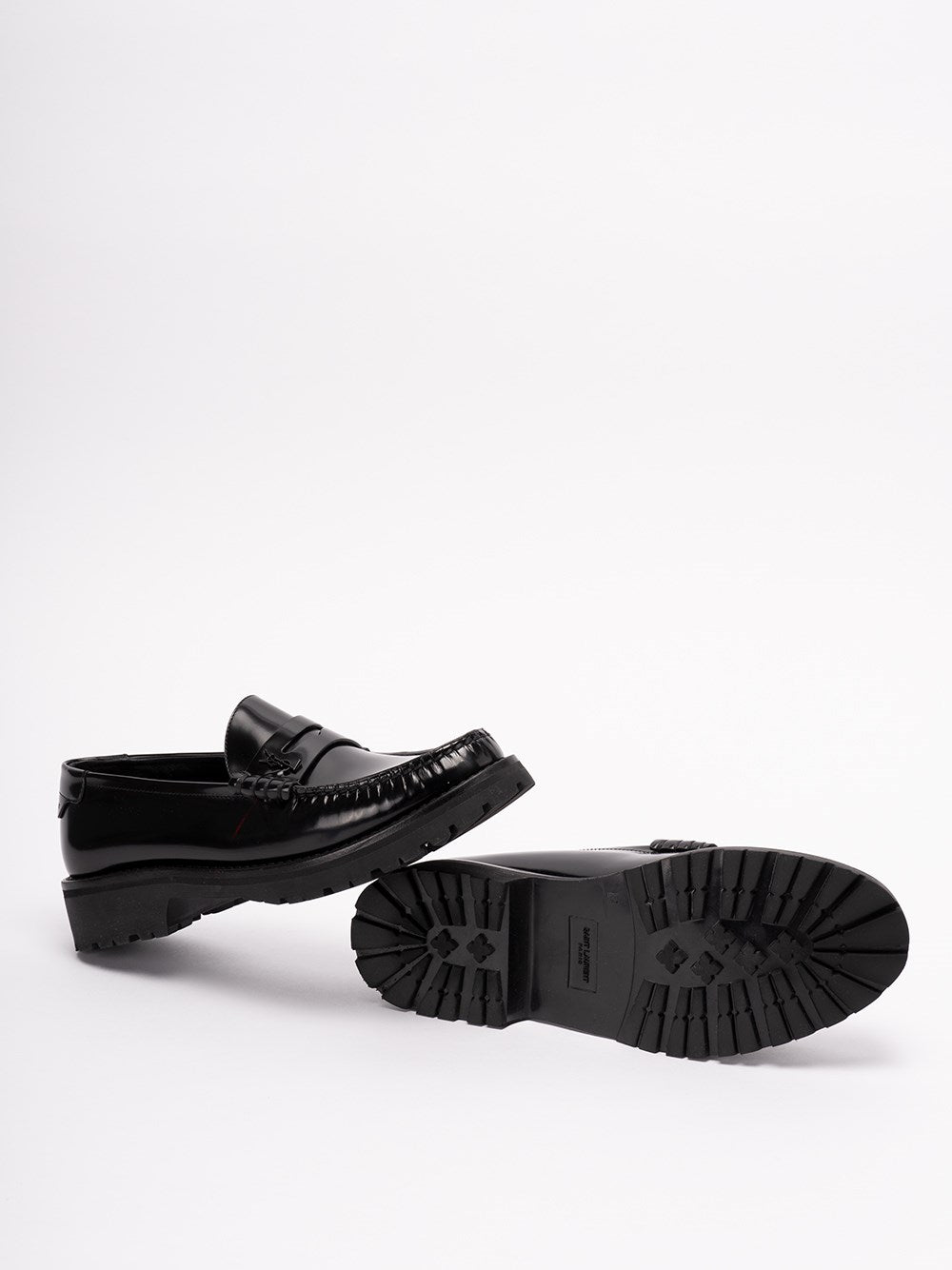 Saint Laurent Women `Le Loafer` Chunky Penny Slippers