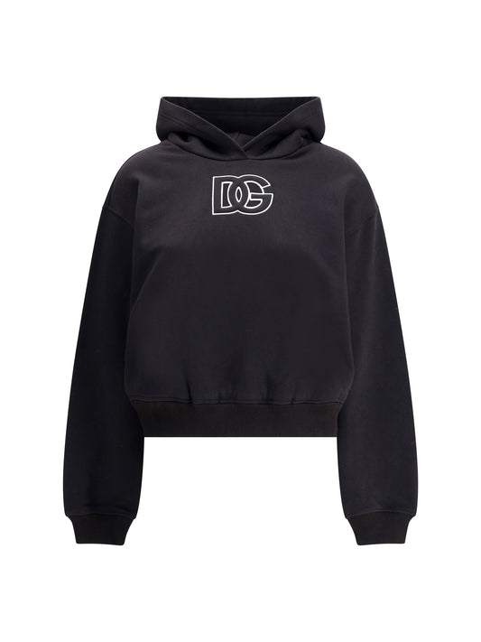 Dolce & Gabbana Women Logo Hooded Sweatshirt