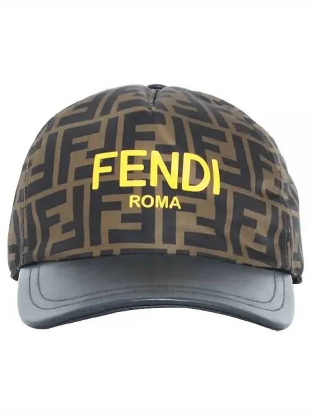 Fendi Kids FF Cap Hat Brown
