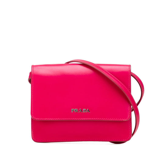Prada BT1031 Leather Shoulder Bag