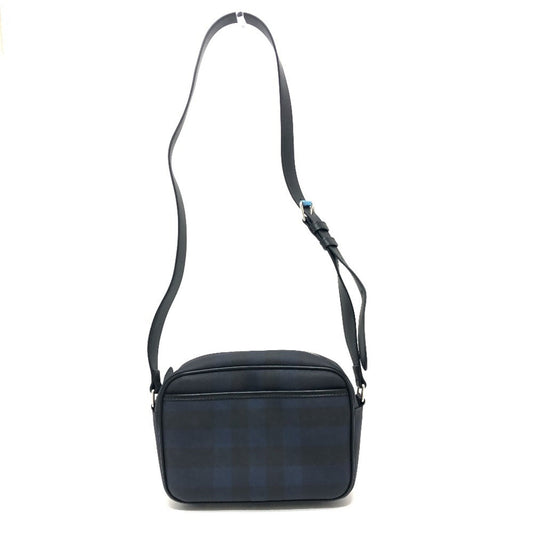 Burberry  Navy  Pvc Leather Shoulder Bag ()