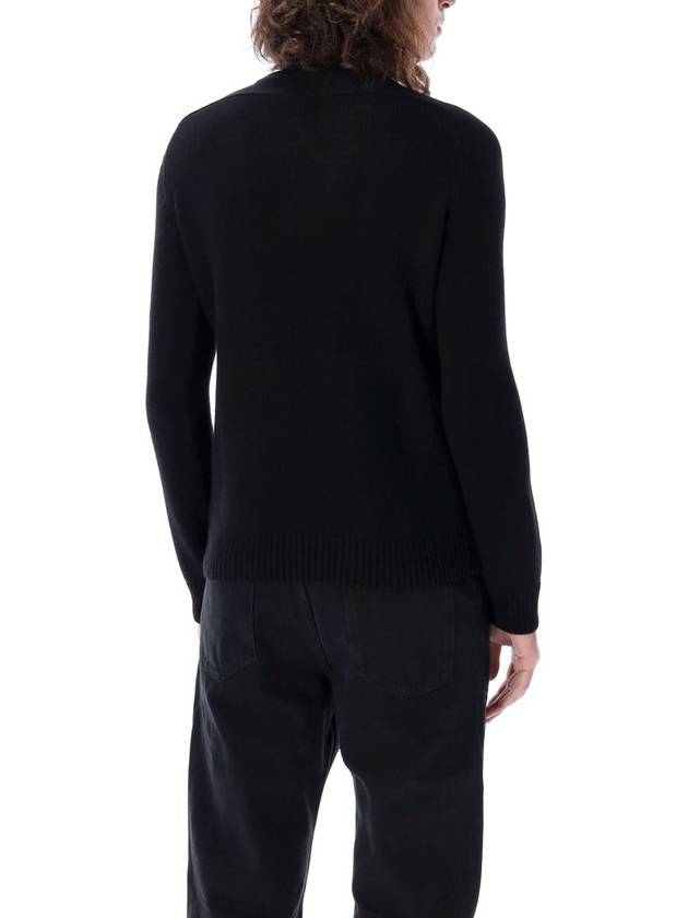 Saint Laurent Men's Crewneck Cashmere Knit Top Black