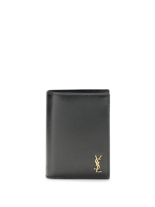 Saint Laurent Men Tiny Cassandre Credit Card Holder