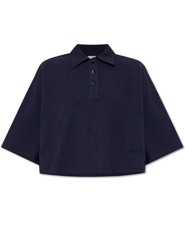 Bottega Veneta Women s PK Shirt Bottega Veneta Short sleeve Polo Navy Blue