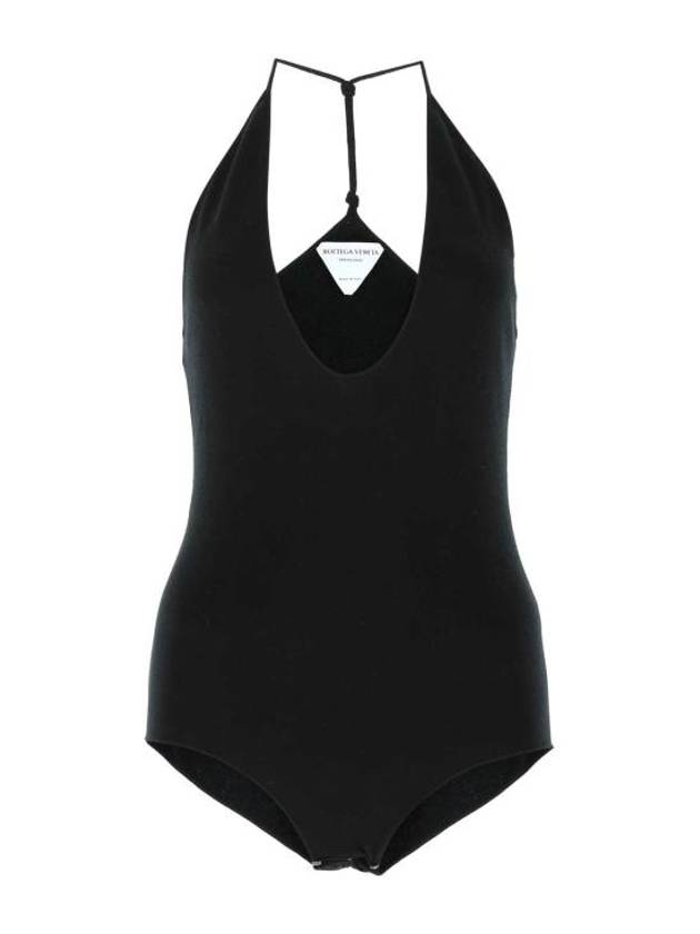 Bottega Veneta Bodysuit T-Shirt 616943VKSE0 1000 Black