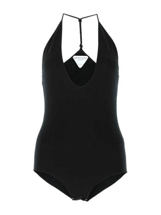 Bottega Veneta Bodysuit T-Shirt 616943VKSE0 1000 Black