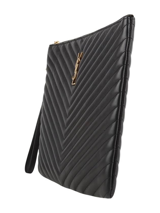 Saint Laurent 440222 Monogram Matelasse Document Holder Clutch Bag Large 33997