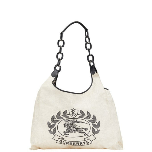 Burberry  Canvas Leather Tote Bag ()