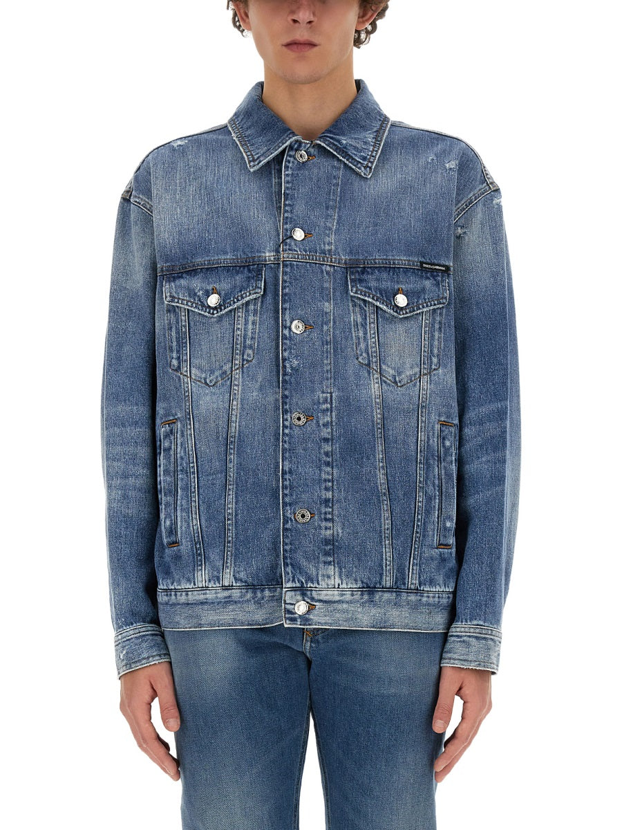 Dolce & Gabbana Men Denim Shirt
