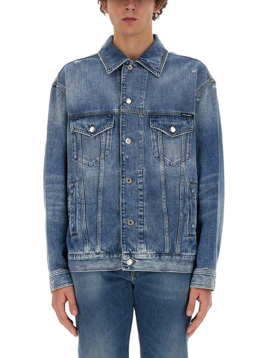 Dolce & Gabbana Men Denim Shirt