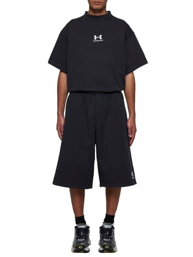 Balenciaga Logo Large Shorts Black