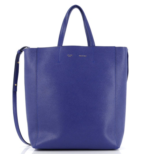 Celine Vertical Cabas Tote Grained Calfskin Small