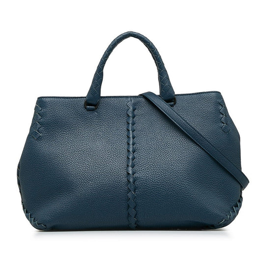 Bottega Veneta  Tote Bag in Calf Leather Navy Ladies