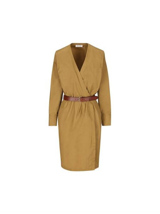 Saint Laurent Midi One Piece 792010Y3A992085 P24 BROWN
