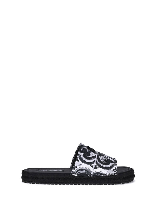 Dolce & Gabbana Men Cotton Sandals