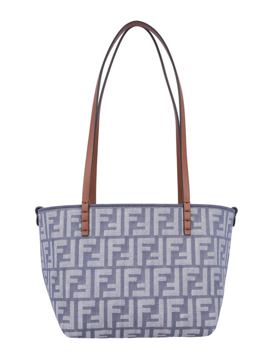 FENDI Mini Roll Reversible Shopper Handbag