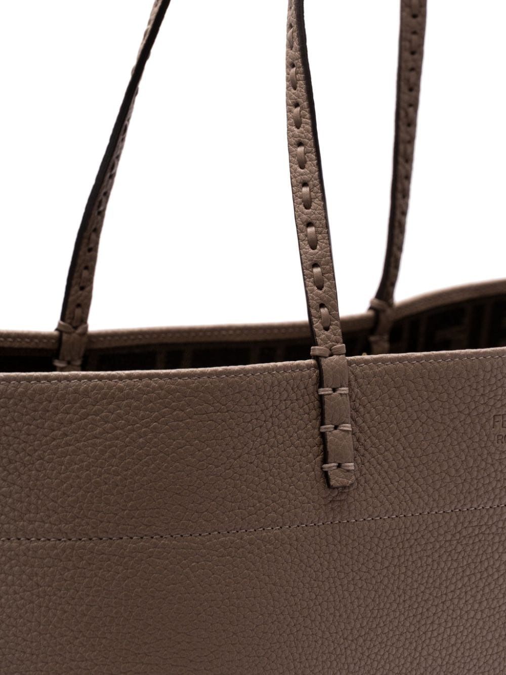 FENDI Medium Roll Handbag with Macro Topstitching