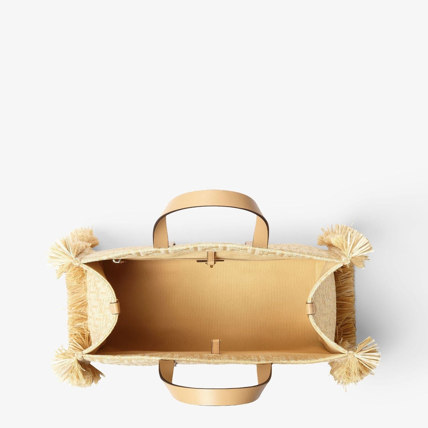 FENDI Summer Tote Handbag in Jacquard Fabric with FF Motif