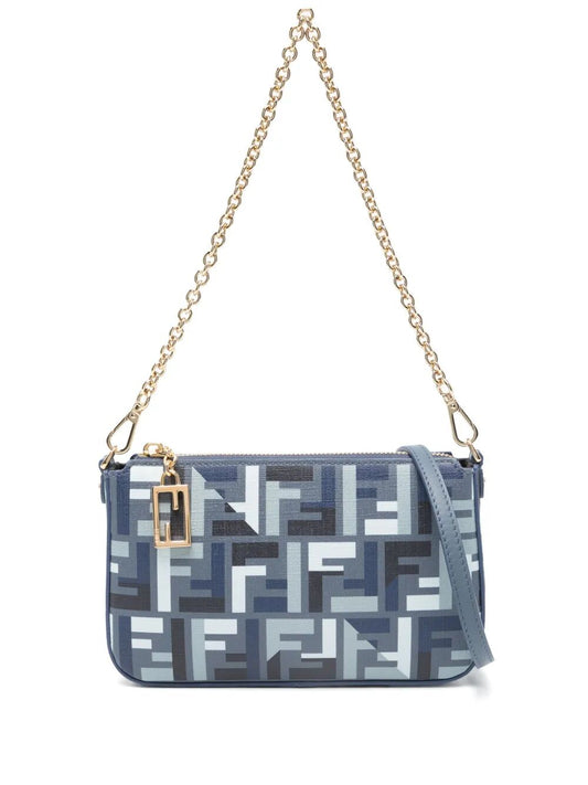 FENDI Pouch Handbag with Chain Baguette (Mini)