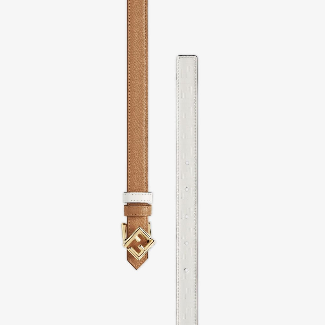 FENDI 2 CM Monogrammed Belt for Women