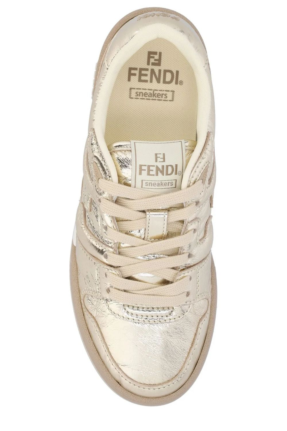 FENDI Laminated Nappa Leather Sneakers for Women