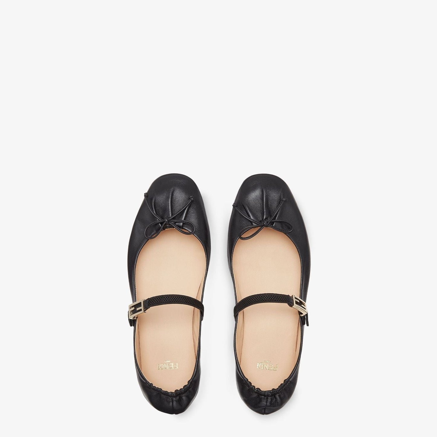FENDI Mini Ballerina Flat Shoes