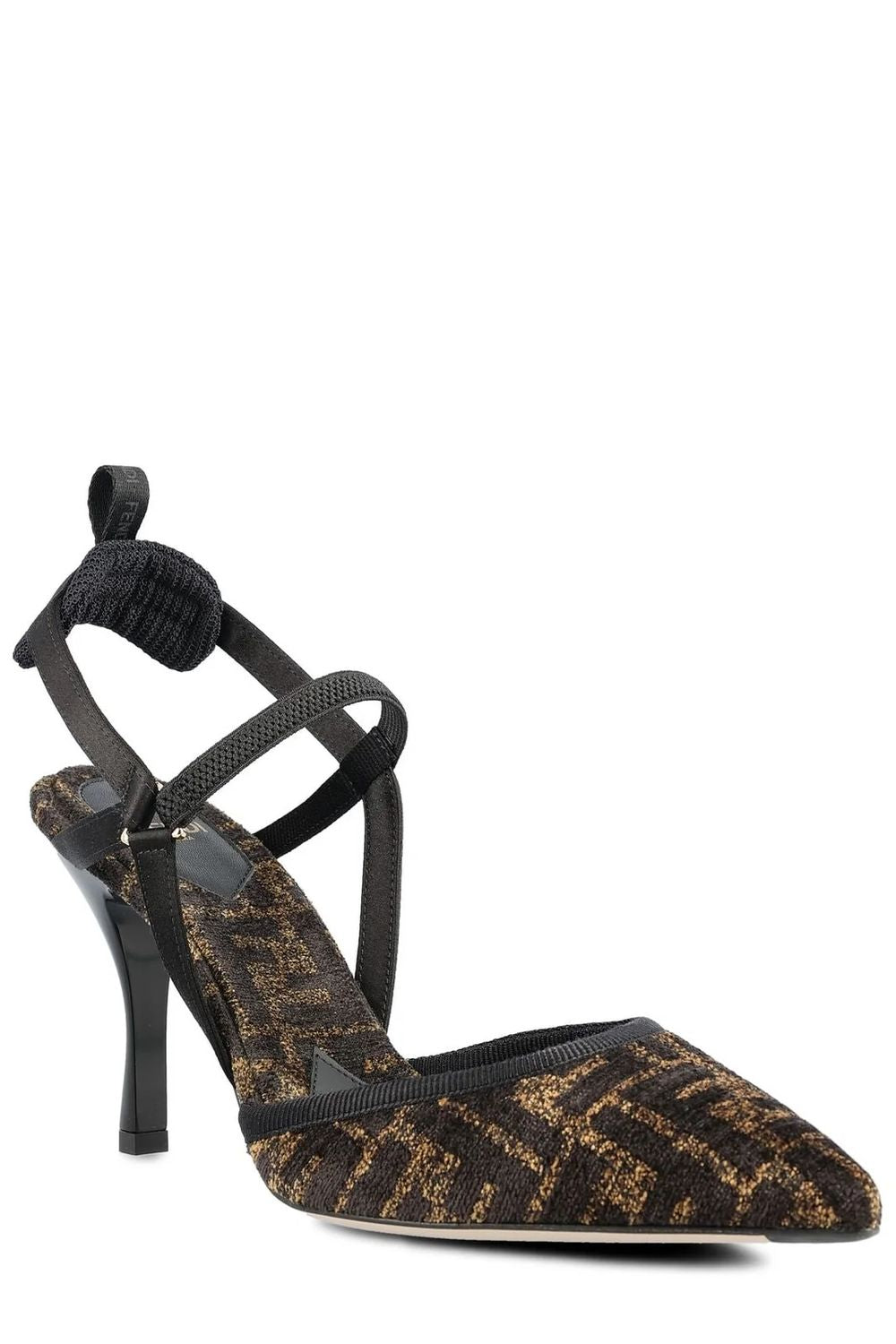 FENDI Kitten Heels with FF Logo - Women's Pumps