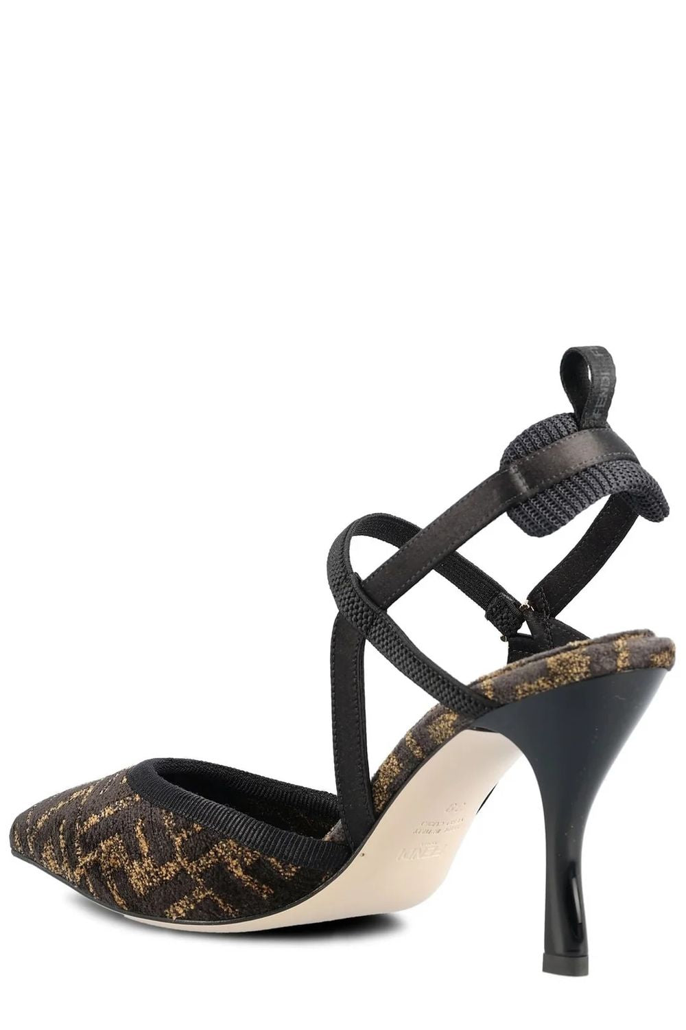 FENDI Kitten Heels with FF Logo - Women's Pumps