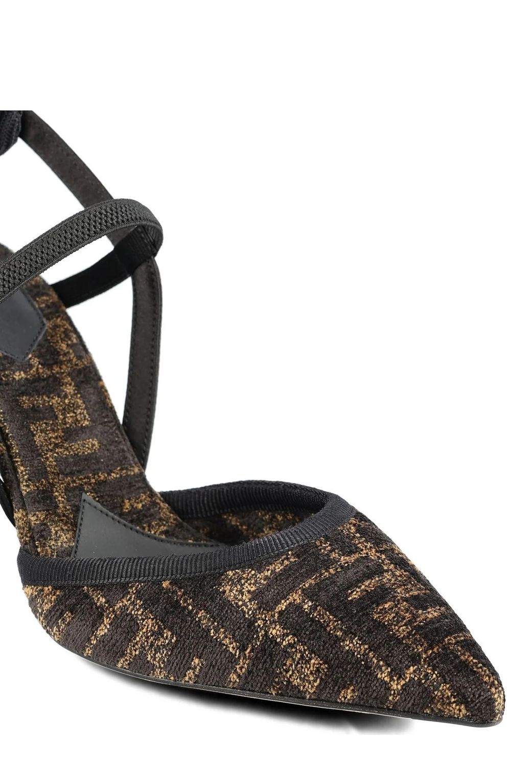 FENDI Kitten Heels with FF Logo - Women's Pumps