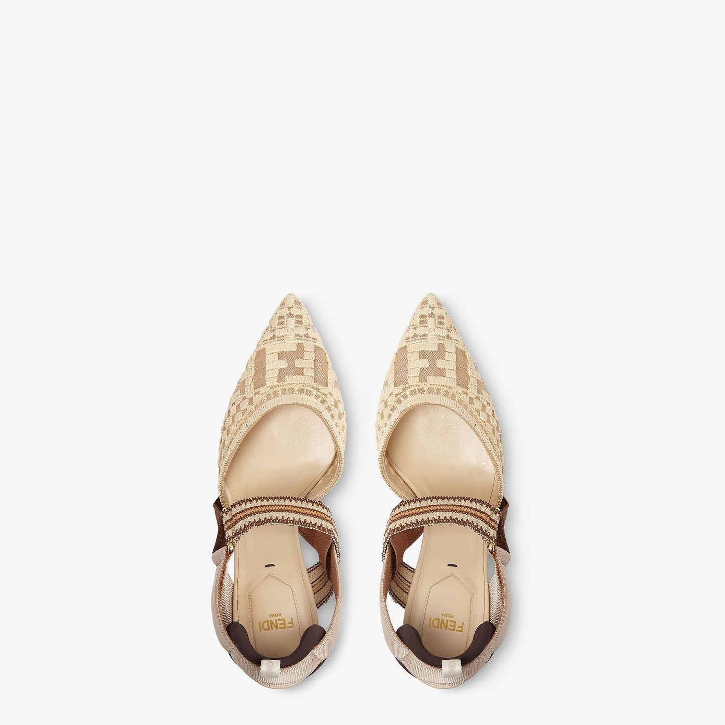 FENDI Chic Rafia Pumps for Women