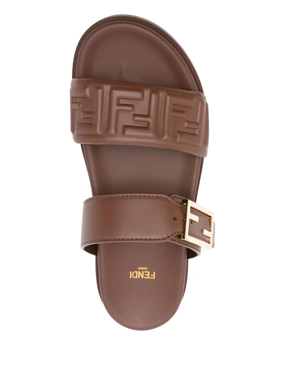 FENDI Double-Band Slide Sandals for Women