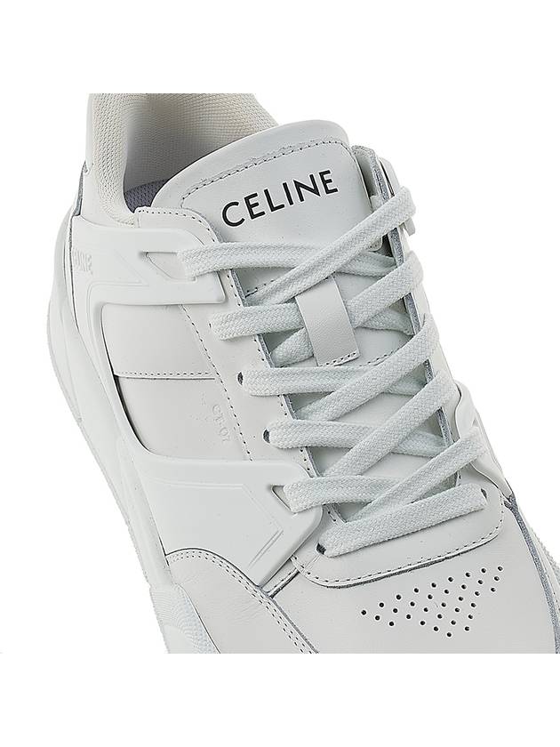 CELINE CT 07 Calfskin Low Top Sneakers White