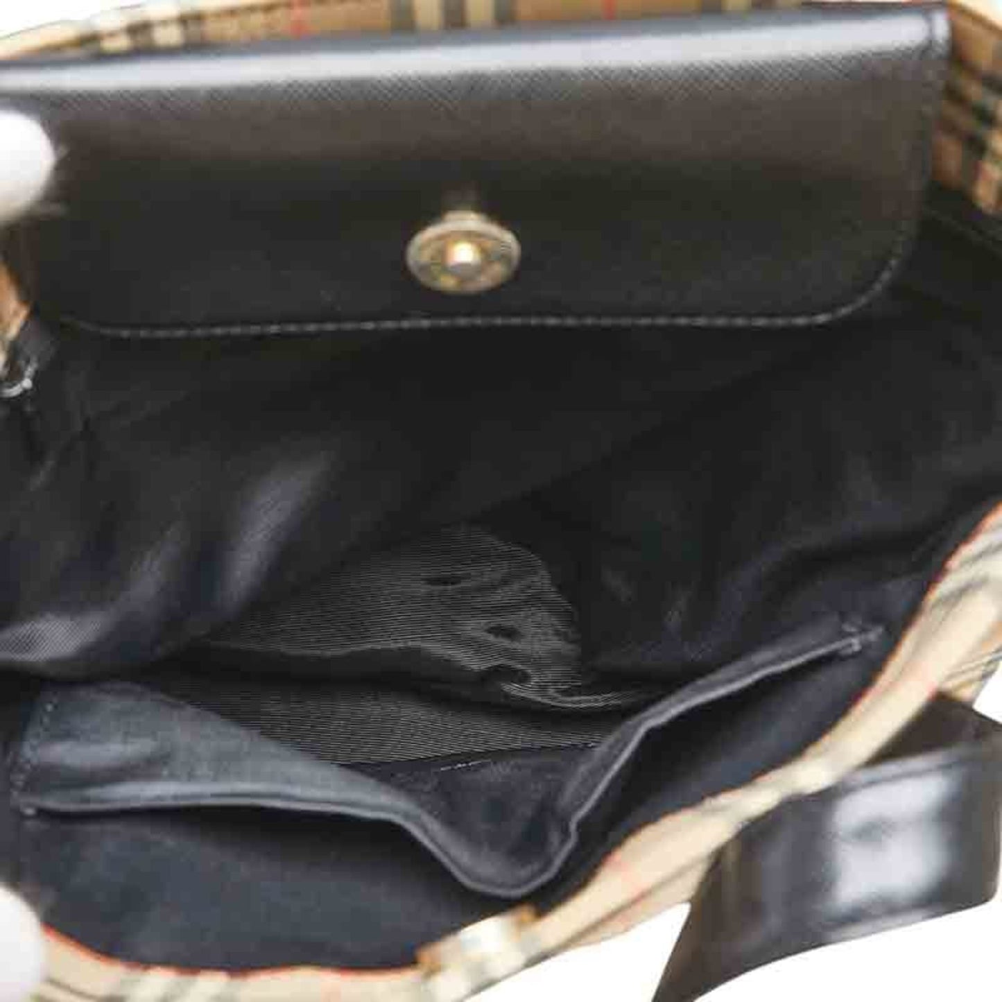 Burberry   Canvas Leather Shoulder Bag Tote Bag ()