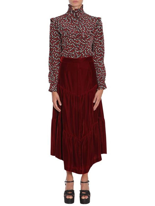 Saint Laurent 16 Stand Up Collar Blouse 436947Y879N1096 B0040167959
