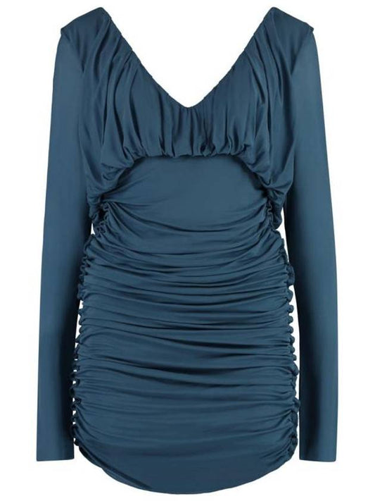 Saint Laurent Midi One Piece 729749Y5G98 3041 BLUE