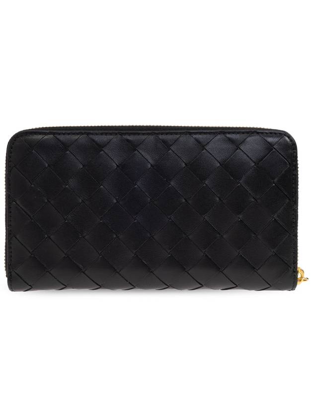 Bottega Veneta Bottega Veneta Leather Wallet, Women's, Black